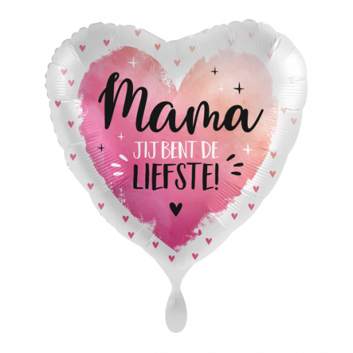 Folieballon Mama jij bent de liefste 43 cm