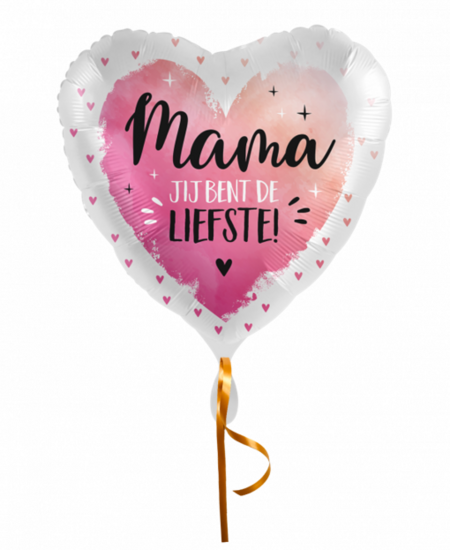 Folieballon Mama jij bent de liefste 43 cm