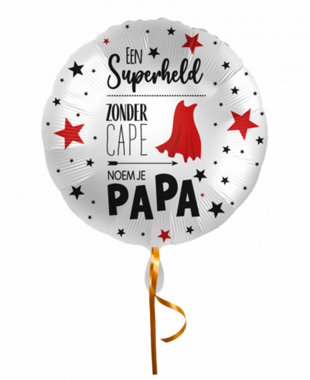 Folieballon Superheld papa 43 cm