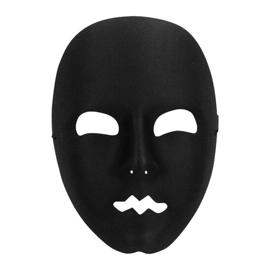 Gezichtsmasker zwart