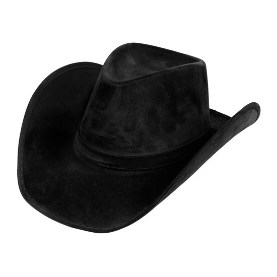 Cowboyhoed Wyoming zware vilt kwaliteit zwart