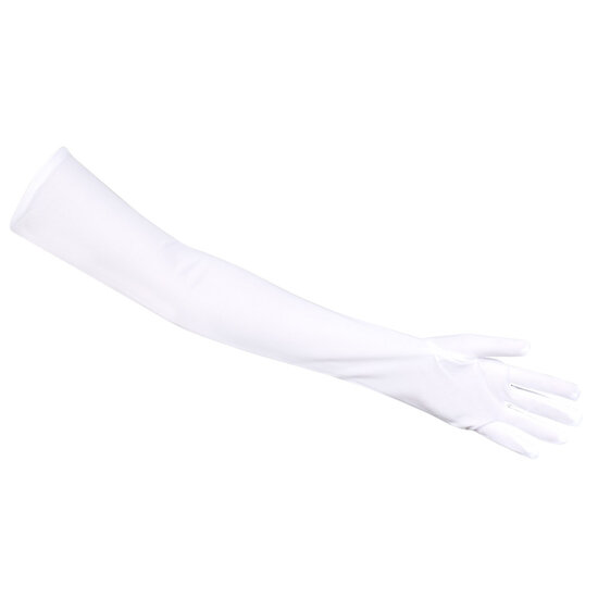 Handschoenen wit lang