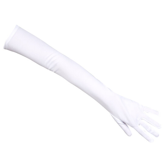 Handschoenen wit lang