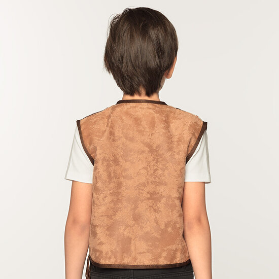 Cowboy vest met koeienprint