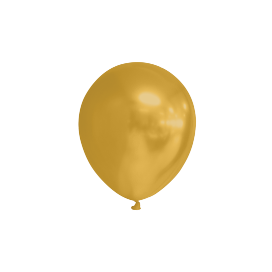 Ballonnen klein metallic goud 100 stuks