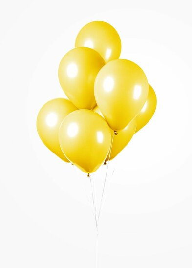 Ballonnen geel 10 stuks