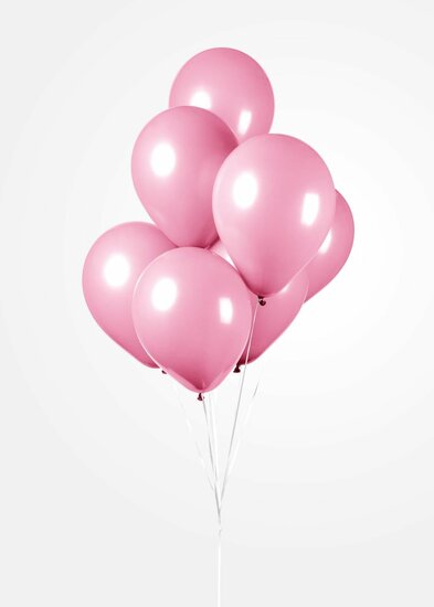 Ballonnen roze 10 stuks 
