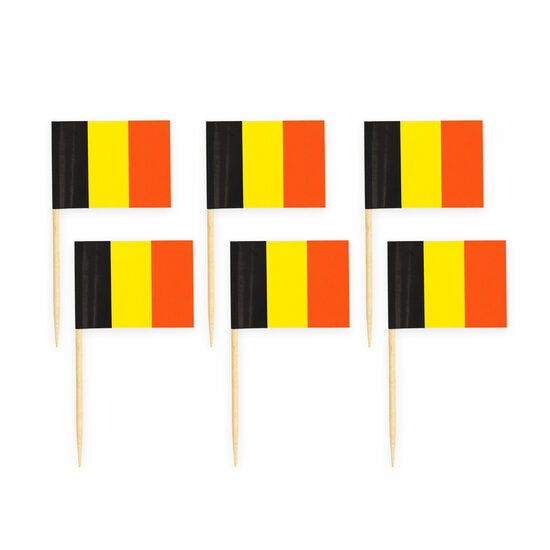 Cocktailprikkers Belgi&euml; vlaggen