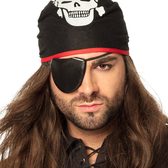 Piraten bandana en ooglapje