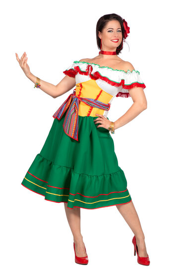 Mexicaanse jurk dames luxe