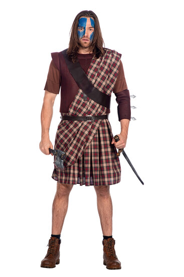 Warrior kostuum Highlands heren
