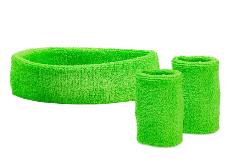 Zweetbandjes groen