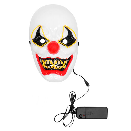 Masker Killer Clown met licht