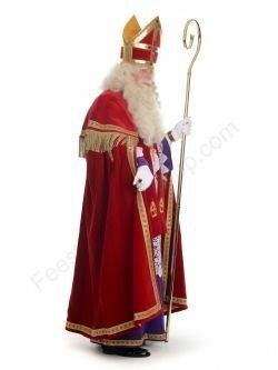 Sinterklaas kostuum fluweel katoen