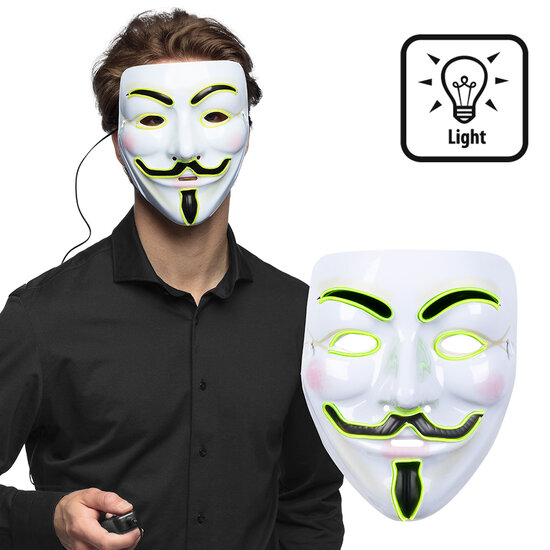 Masker Vendetta met licht