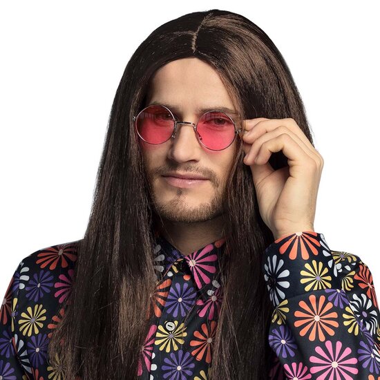 Bril John Lennon roze