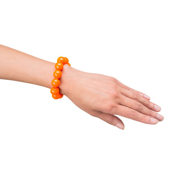 Armband oranje kralen