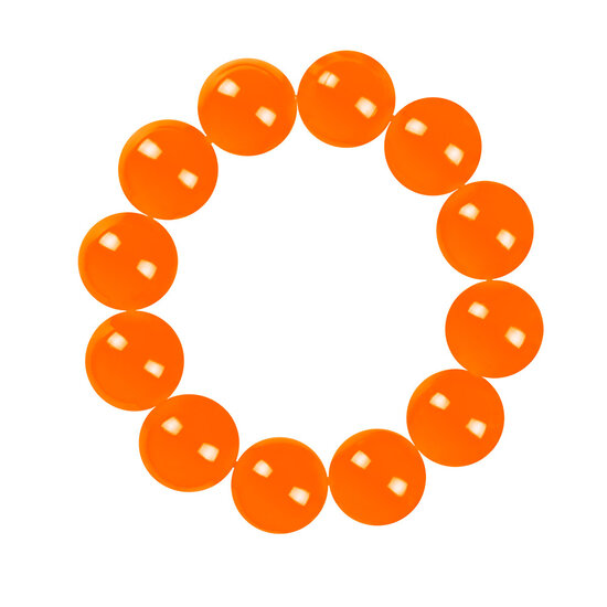 Armband oranje kralen