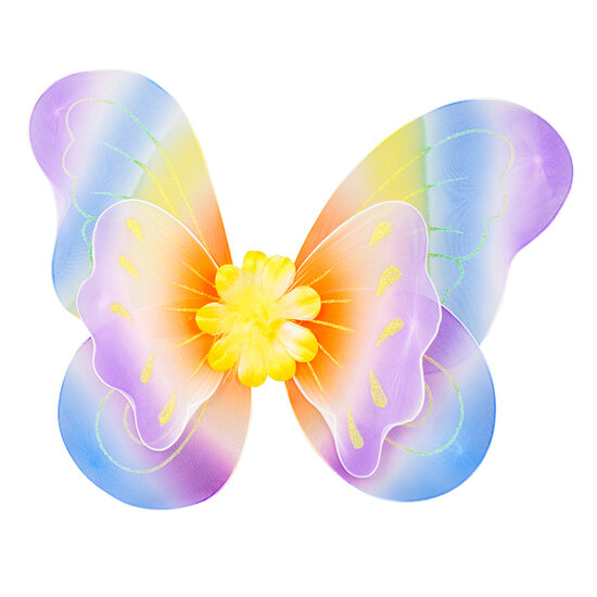Vlinder vleugels iris kleurrijk 