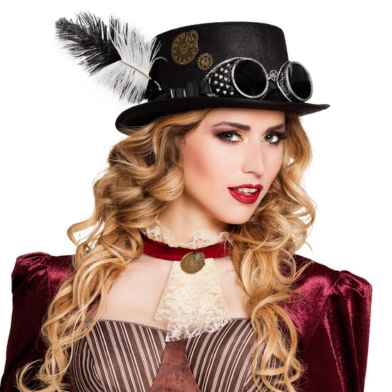 Steampunk hoed specspunk