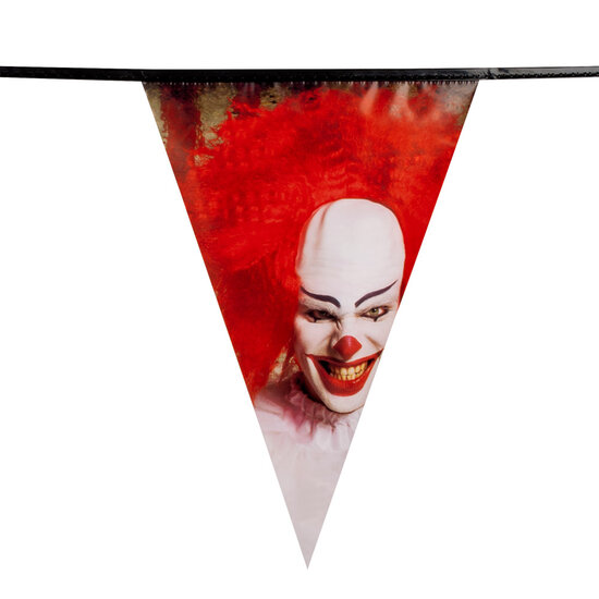 Vlaggenlijn Horror Clown 