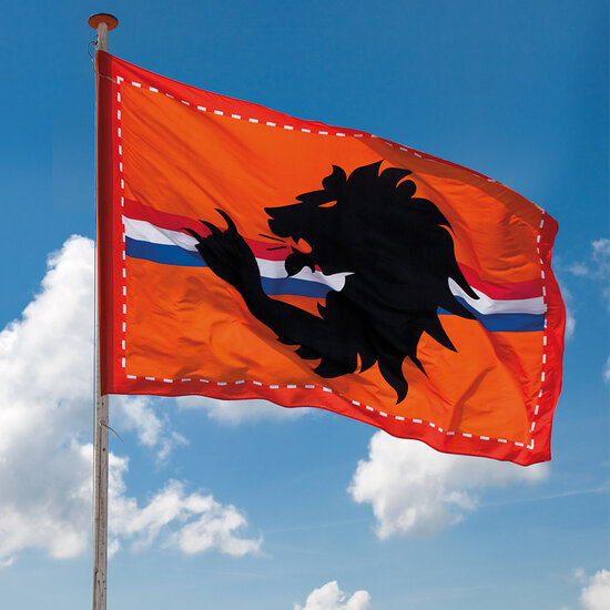 Holland oranje vlag met leeuw 300 x 200 cm