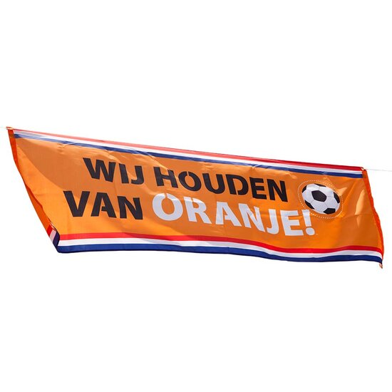 Banner Holland Wij houden van oranje