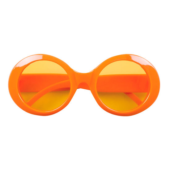 Partybril Jacky neon oranje