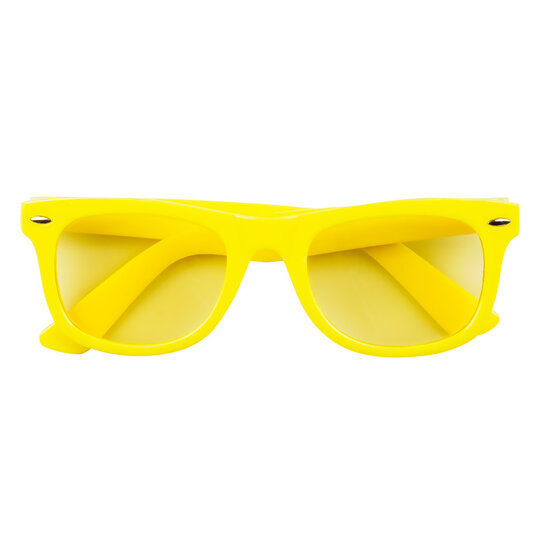 Partybril dance neon geel