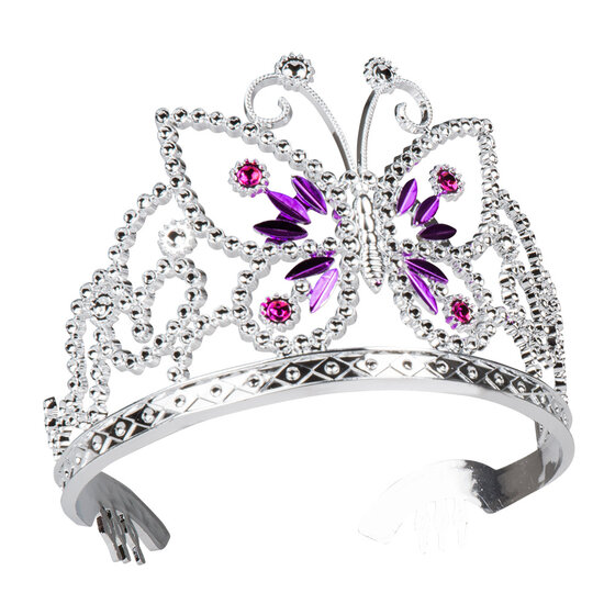 Kroontje Diana tiara zilver