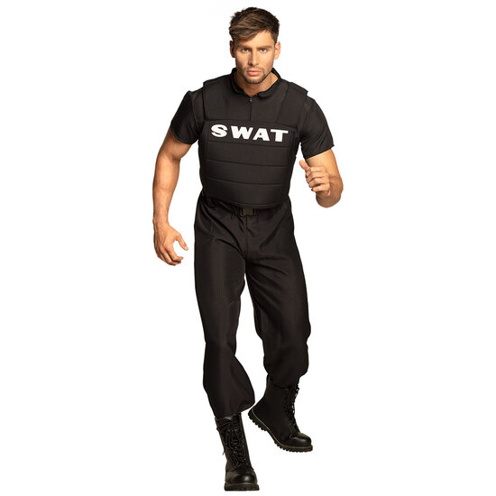 SWAT jumpsuit met vest volwassenen