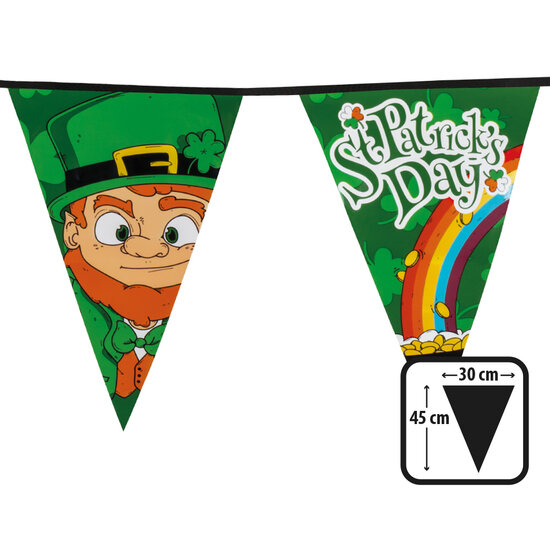 Reuzenvlaggenlijn St Patrick&#039;s Day