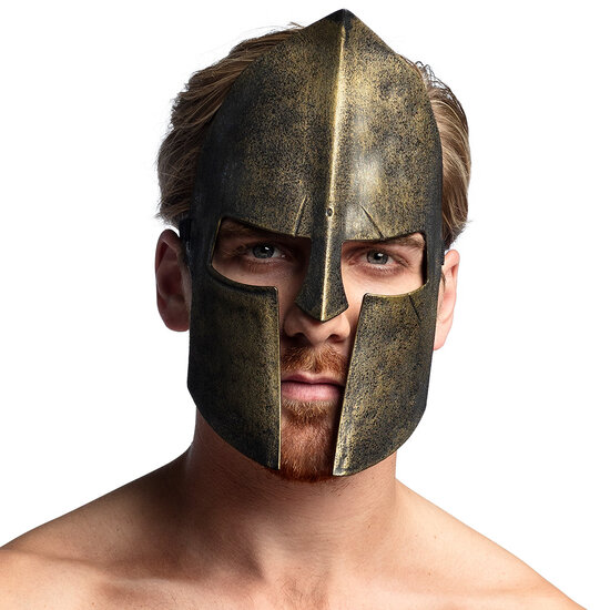 Helm Spartaan goud