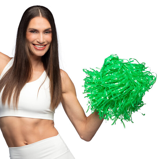 Cheerleader pompom groen