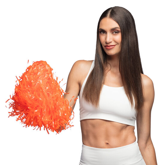 Cheerleader pompom oranje