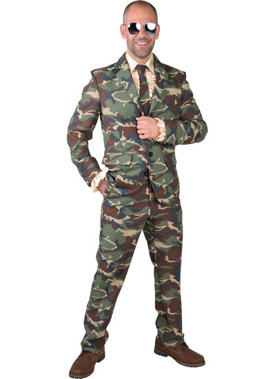 Kostuum Camouflage heren
