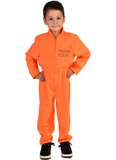 Boevenpak kinderen oranje Jumpsuit