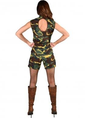 Army hotpants camouflage top met broekje