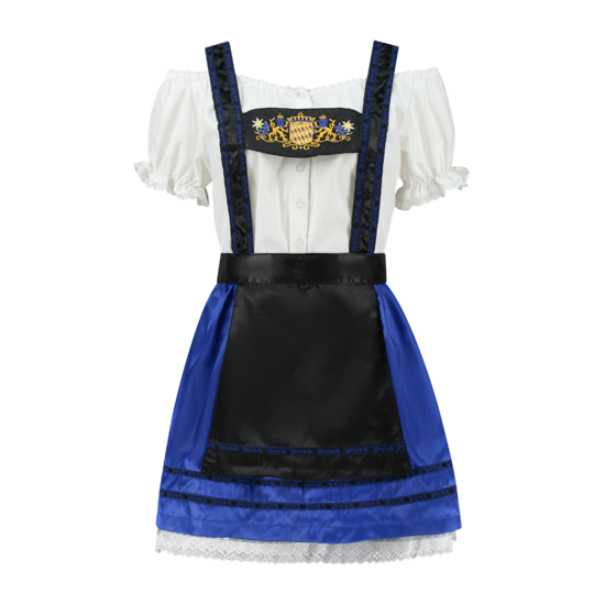 Dirndl jurk royal blauw