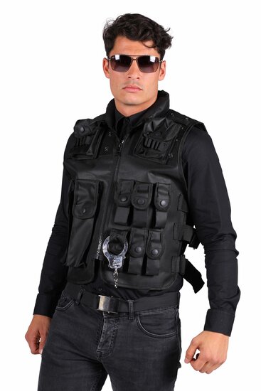 SWAT vest luxe met tekst SWAT