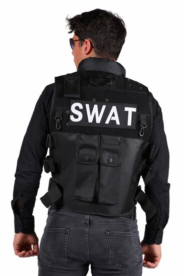 SWAT vest luxe met tekst SWAT