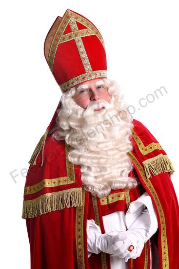 Sinterklaas Pruik en Baard Yak buffelhaar model Tom 1