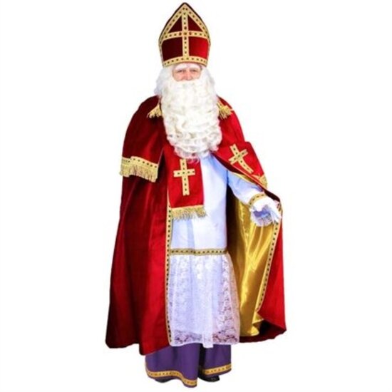 Sinterklaas kostuum velours