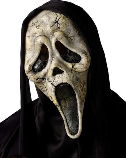 Masker Zombie Scream face met kap