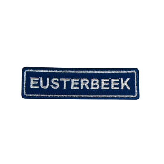 Straatnaambordje embleem Eusterbeek