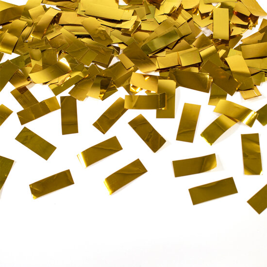 Confetti shooter 40 cm goud