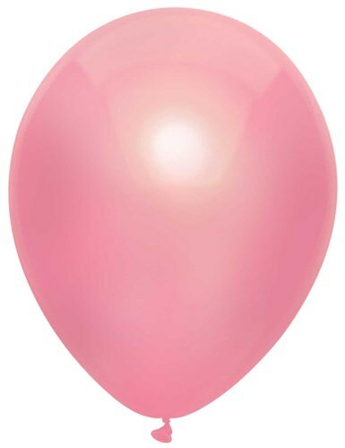 Ballonnen metallic roze - 30 cm