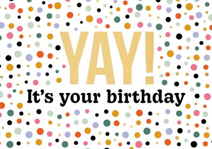 Wenskaart - Daisy - It&#039;s Your Birthday