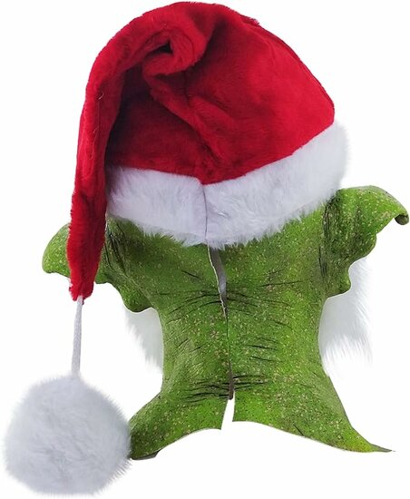 Masker Green Santa Halloween