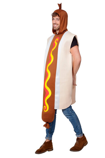Hotdog kostuum volwassenen